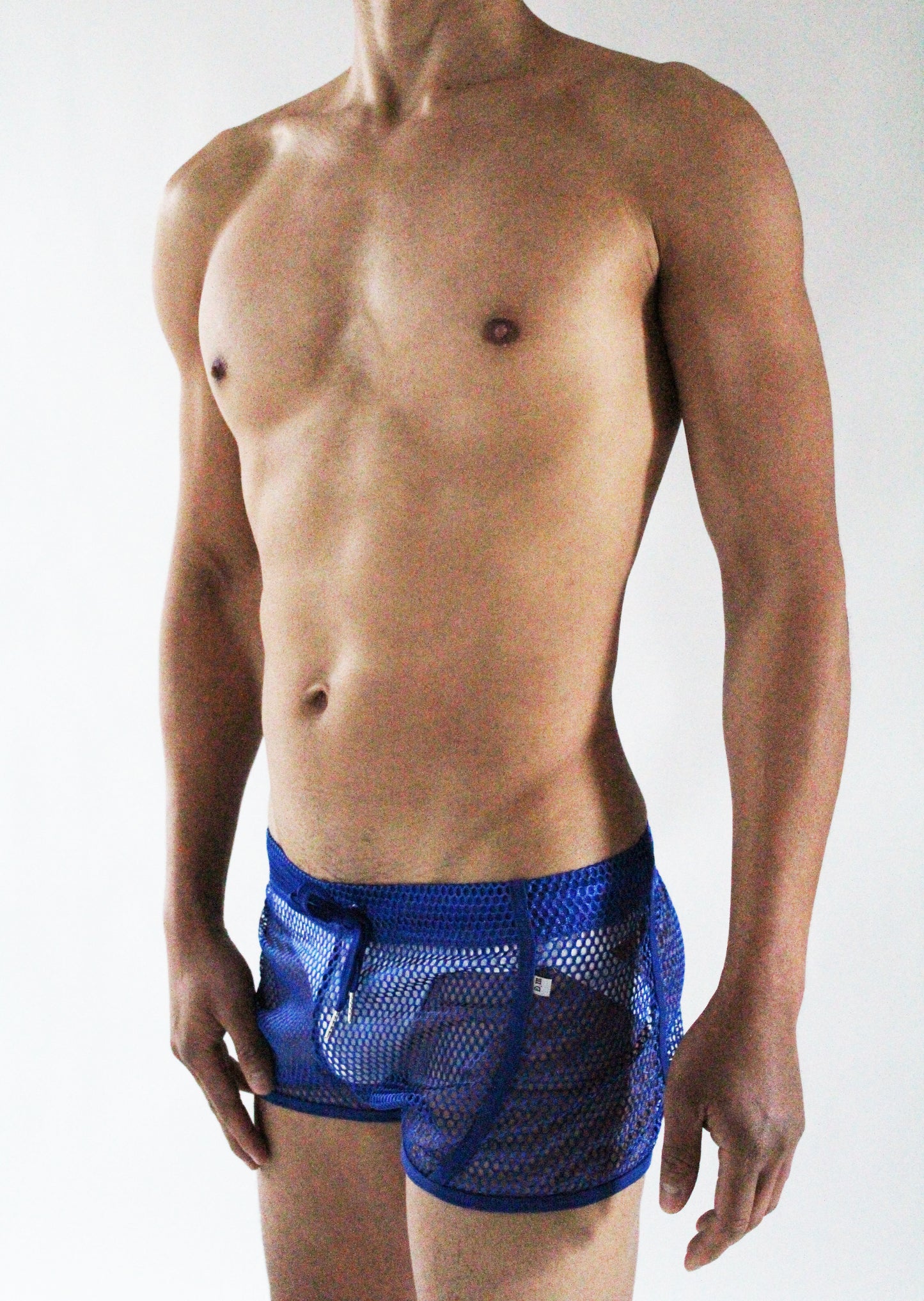 BRODY BLUE FISHNET SHORT