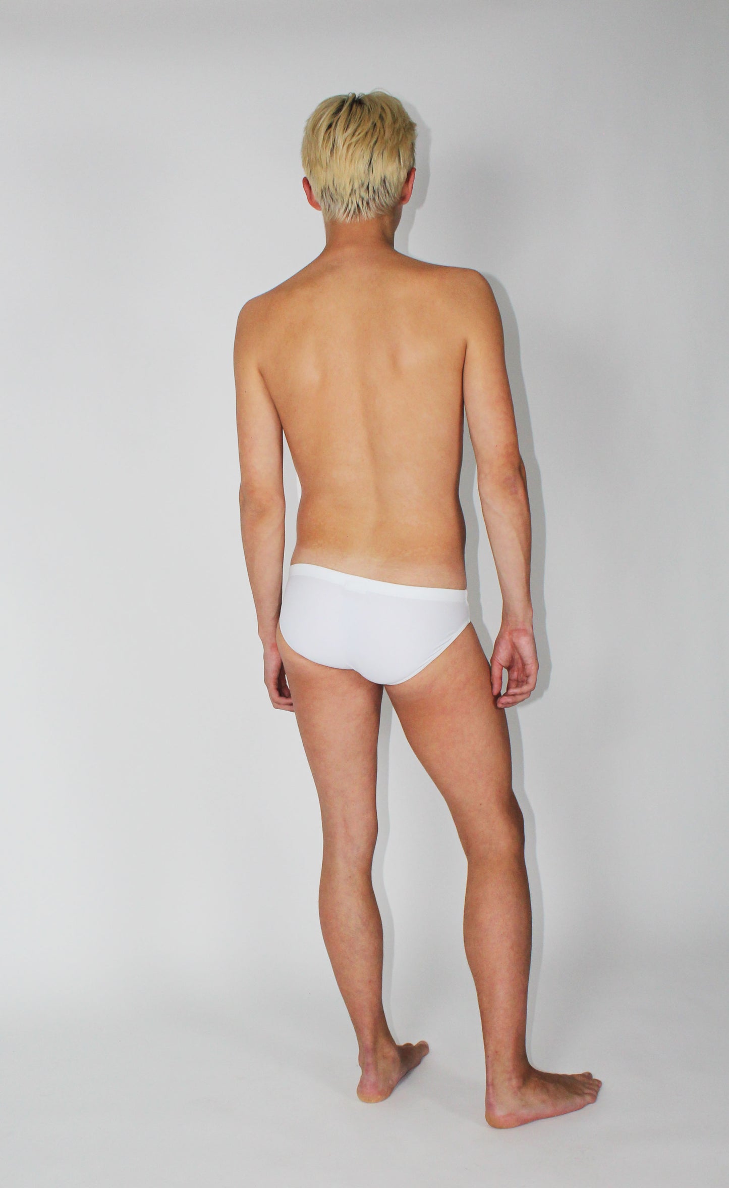 ZAYDEN WHITE SWIM BRIEFS